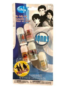 Disney Jonas Brothers Collectible Lip Jelly Set Balm Lotta Luv Vintage Nostalgic